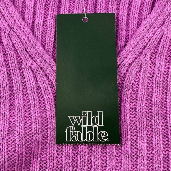 Wild Fable Women's Size XL Pull Over Crop Sweater Purple New With Tags - Picture 14 of 15